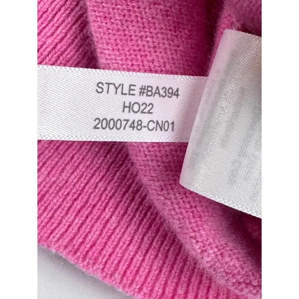 J.Crew Cashmere‎ V-Neck Sweater Pink XS Long Sleeve Knit Pullover Top READ COND